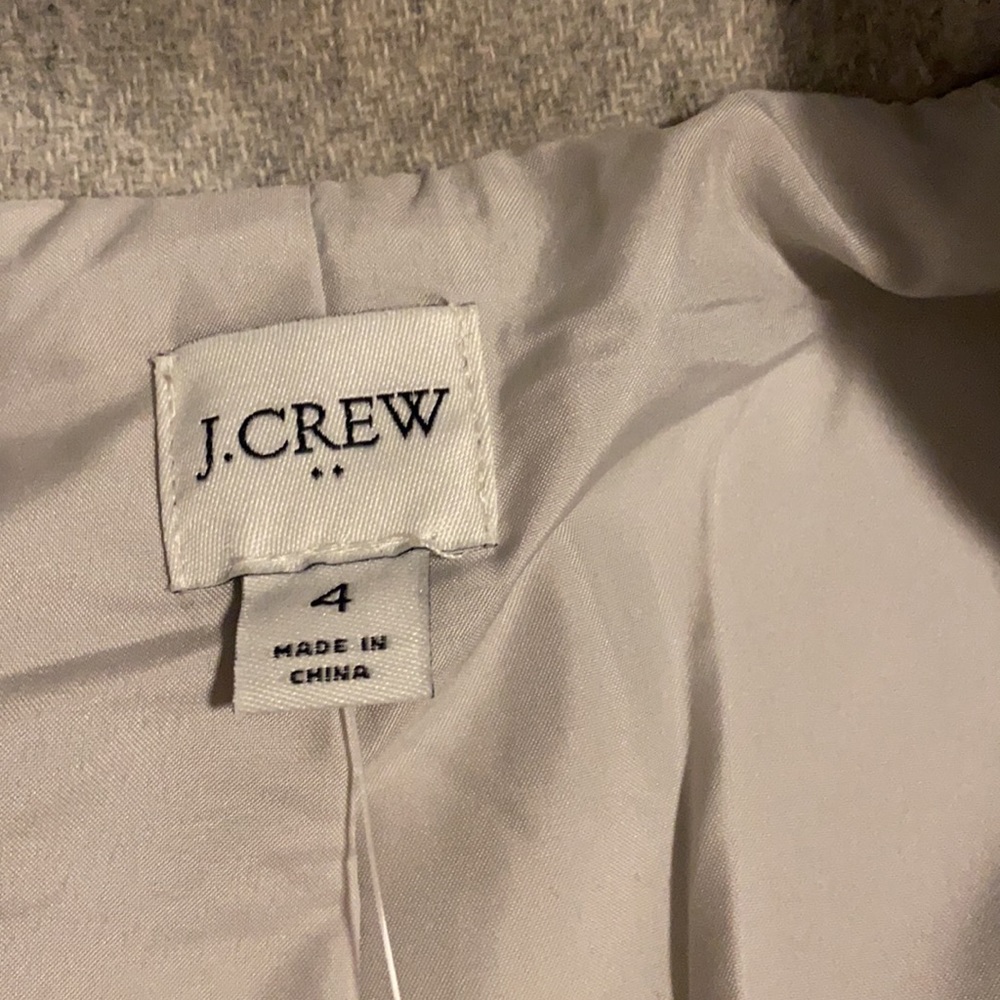 ๐ NEW J. Crew City Winter Wool Jacket Coat Grey Size 4 - Picture 8 of 9